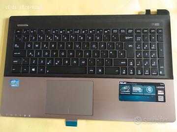 TASTIERA NUOVA ASUS K55A + POGGIA POLSI + TOUCH