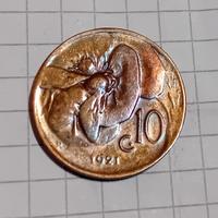 Regno d Italia.Vittorio Emanuele III 10 centesimi