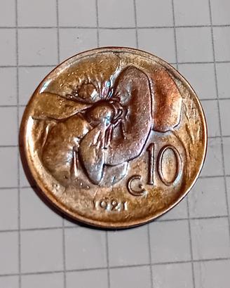 Regno d Italia.Vittorio Emanuele III 10 centesimi