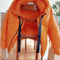 piumino donna invernale JiJil taglia 40 arancione 