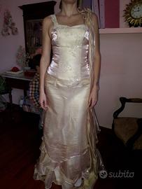 Vestito Sposa Atelier Sartoriale in Seta Champagne