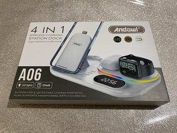Base di ricarica wireless 4in1