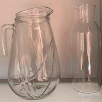 Caraffe in vetro nuove