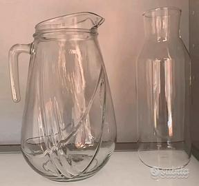 Caraffe in vetro nuove