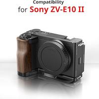 SMALLRIG ZV-E10 II L-Shape Plate (Manico in Legno)