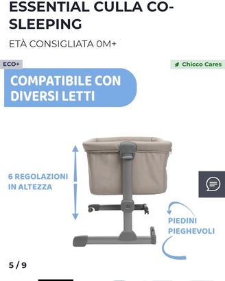 lettino neonato chicco
