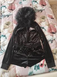 tutina nera in velluto 