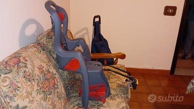 Seggiolino bicicletta bambino posteriore 