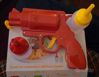 distributore salse originale a forma di Pistola