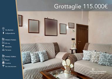 Indipendente con terrazza e cantina