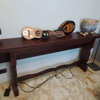 Tavolo console di falegnameria