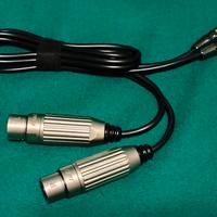 Cavo audio 2x XLR femmina e 2x RCA maschio