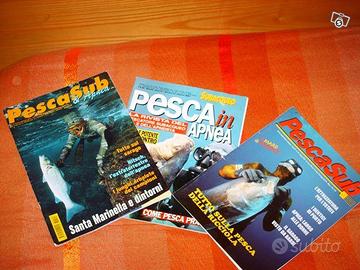 Riviste di subacquea e pesca in apnea