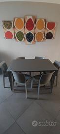 Tavolo allungabile con sedie €700