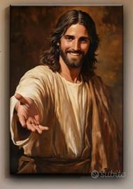 Stampa su tela Gesù 40 x 60 senza cornice
