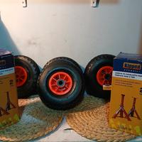 4 ruote x carrello 2 coppie di cavalletti 