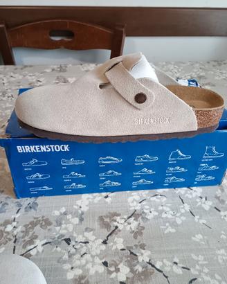 Birkenstock Boston taglia 39 beige