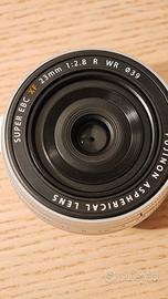 Fujifilm 23mm f2.8  pancake silver nuovo