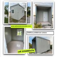 Box prefabbricato container senza bagno da 5 mt