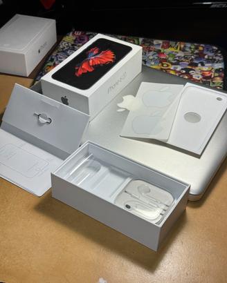 Scatola vuota iphone 6 gray 64gb + auricolari