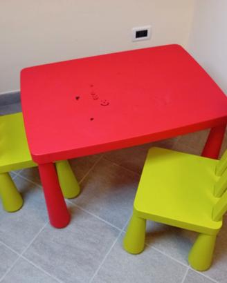 Tavolo e sedie Ikea Mammut