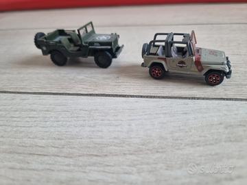 Lotto 2 modellini Jeep – Willys + Jurassic