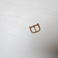 Fibbia cinturino orologio placcato oro ansa 13 mm