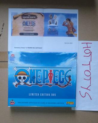 One Piece Box Capitan Findus Carte Limited Nuovo