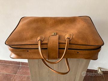 valigia originale antica in pelle