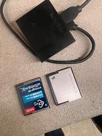 Lettore piu 2 schede c-fast