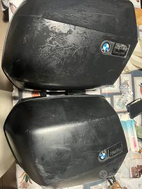 Coppia bauletti motore BMW 1150 RS anno 2010
