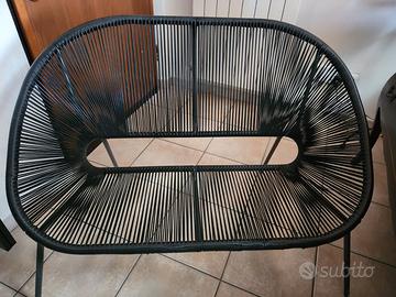 Divanetto biposto giardino