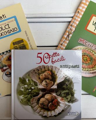 Lotto 3 Libri Cucina Ricette Facili e Tradizionali
