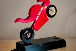 Moto Luce - lampada ad ad inclinazione