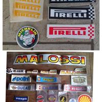 Adesivi vintage motori bici cartoni animati moto