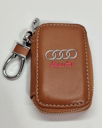 Portachiavi Contenitivo Audi in ecopelle 