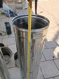 6 Tubi Canna Fumaria Inox AISI 316L
