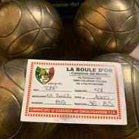 Bocce vuole d’or tipo TBP DIAMETRO 97 peso 1kg