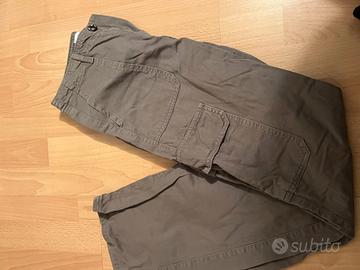 Pantaloni cargo Zara verde militare / oliva