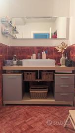 Mobile bagno completo con lavabo e miscelatore 