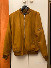 Bomber giacca giubbino scamosciato uomo Bershka