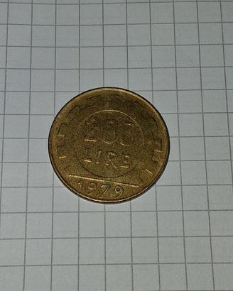 Moneta 200 lire 1979 rara