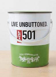Secchiello in Metallo Vintage Levi's 501