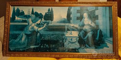 stampa Annunciazione Leonardo da Vinci