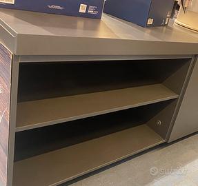 Mobile in legno a moduli color grigio antracite