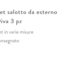 set salotto da giardino