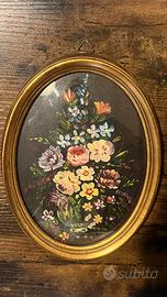 Lotto 3 Quadretti Vintage - Olio su Tavola e Autor