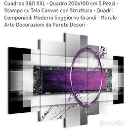 Quadro viola componibile