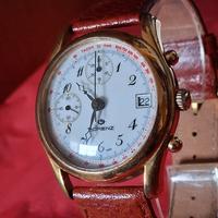 Orologio cronografo da polso Vintage Placcato Oro 