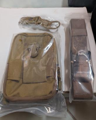 Kit cintura marsupio/borsetta e portachiavi